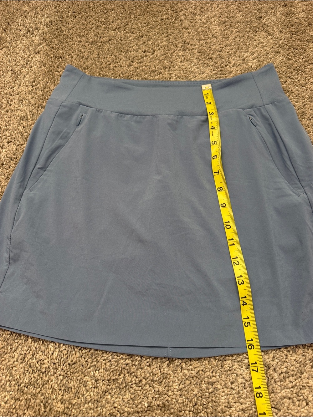 Athleta Lt. blue Soho Skort, Exc Cond., Sz. 4, $18 - Picture 2 of 7